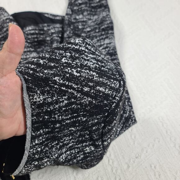 Calvin Klein Shacket women's black & white blazer Size 12 office career preppy - Picture 6 of 11